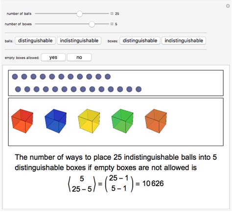 distributing balls into boxes|how many balls in a box.